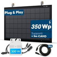 Kit Fotovoltaico da Balcone Plug and Play 350W