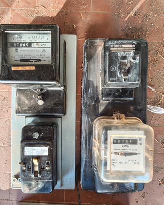 Contatore Luce Vintage Anni  70 80 
