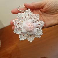 Portachiavi double face realizzato da mè