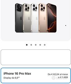 Iphone pro max - nuovi sigillati fattura gar 24M