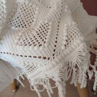 copriletto matrimoniale all'uncinetto