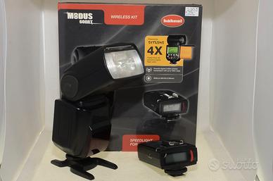 Flash HAHNEL MODUS 600RT KIT + TRIGGER per CANON