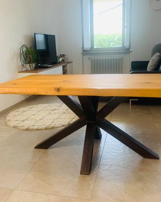 Tavolo legno massello 160 x 80