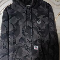 AAPE BY A BATHING APE felpa con stampa astratta