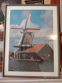 Quadro con tecnica puzzle 