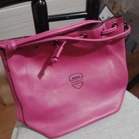 Borsa in vera pelle Blauer