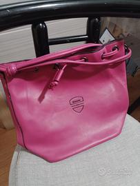 Borsa in vera pelle Blauer