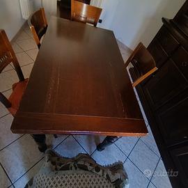  tavolo allungabile in legno