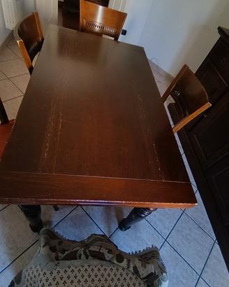  tavolo allungabile in legno