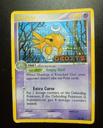Shedinja 14/107 ENG EX Deoxys Reverse Holo Stamped