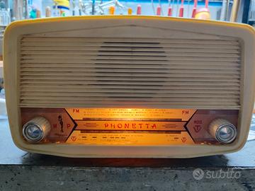 radio a valvole d'epoca 