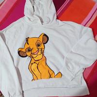 felpa donna disney con cappuccio xs