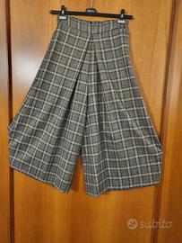 Gonna pantalone colori grigio/verde/oro