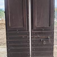 2 Porte legno di castagno