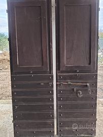 2 Porte legno di castagno