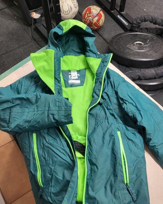 giacca neve decathlon verde da bambino