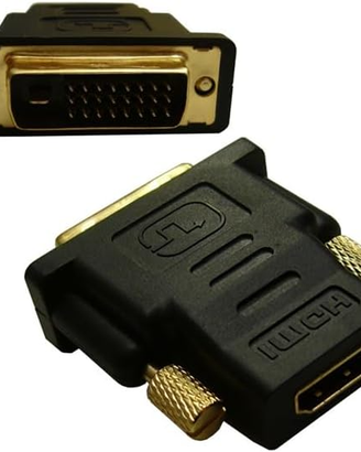 Adattatore HDMI a DVI-D 24+1 Maschio Femmina