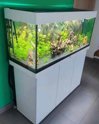 Acquario Juwel Rio 240 led + mobile bianco LEGGI!!