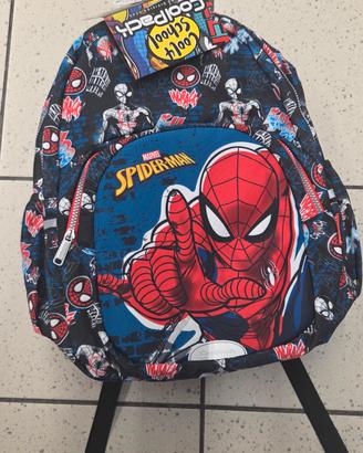 Zaino spiderman marvel nuovo con sigillo