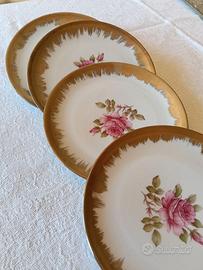 Set 5 piattini dessert vintage Bavaria–porcellana