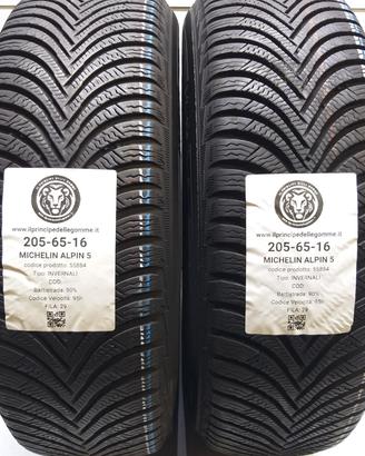 2 GOMME 205 65 16 MICHELIN A55884