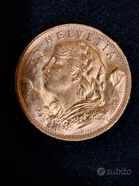 franco svizzero in oro