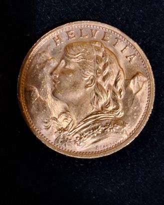 franco svizzero in oro