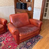 SET DI 2 POLTRONE BAXTER IN PELLE