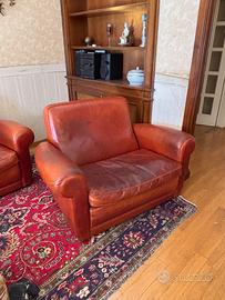 SET DI 2 POLTRONE BAXTER IN PELLE