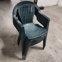 Sedie plastica giardino