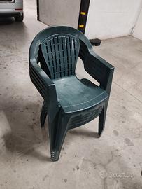 Sedie plastica giardino