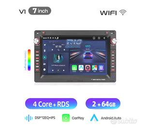 RADIO GPS ANDROID 14 PER SEAT SKODA VOLKSWAGEN VW 