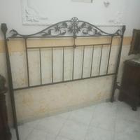 Letto in ferro lavorato