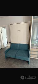 Letto a scomparsa con divano (1 piazza e mezza)