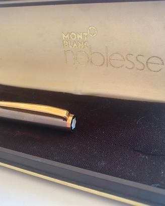 Montblanc Noblesse stilografica acciaio e oro