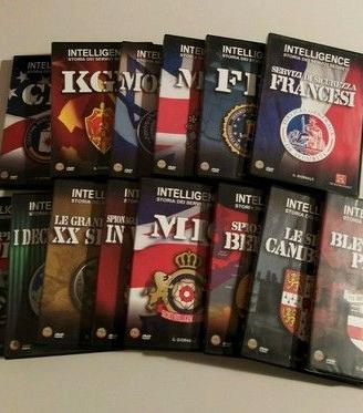 5 CD STORIA DEI SERVIZI SEGRETI FBI M15 CIA KGB