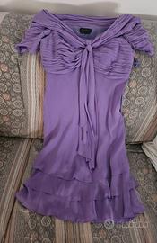 Abito da cerimonia Luisa Spagnoli color lilla 