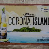Insegna Corona Extra in latta 42 x 30