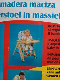 Seggiolone Foppapedretti in legno