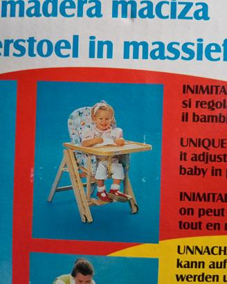 Seggiolone Foppapedretti in legno