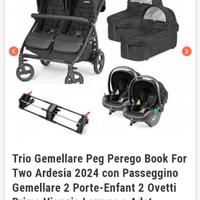 passeggino gemellare peg perego 