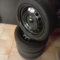 4 cerchi in ferro, fori 5x114.3, 16 pollici