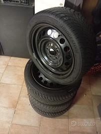 4 cerchi in ferro, fori 5x114.3, 16 pollici