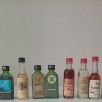 Lotto bottigliette mignon vintage liquori