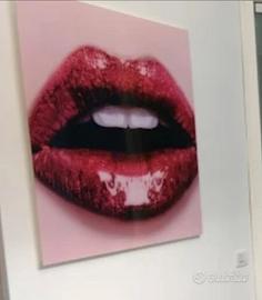 Quadro Bocca - Labbra vetro