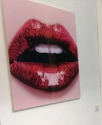 Quadro Bocca - Labbra vetro
