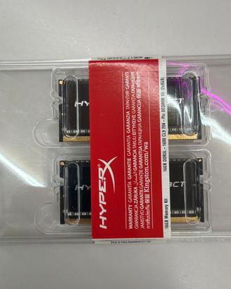 RAM DDR3 SoDimm 16GB kit HiperX