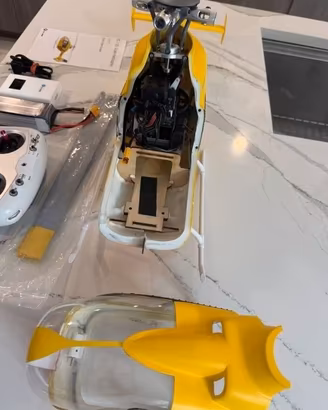 FLYWING EC135, classe 470, GPS, RTF, elicottero ra