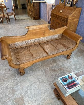 Divani Viennesi in mogano e rattan 1920’