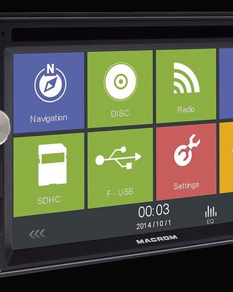 Autoradio dvd macrom m-dvd5566